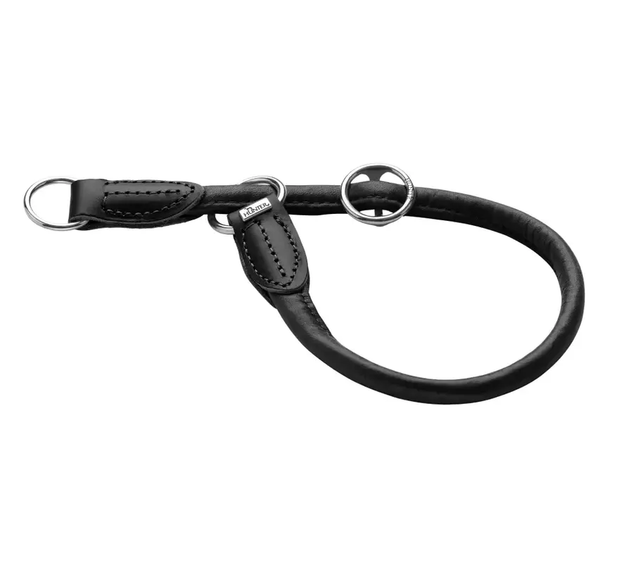 Retrieverhalsband Round & Soft Canadian Up Zwart