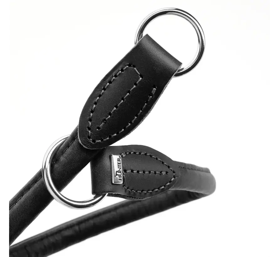 Retrieverhalsband Round & Soft Canadian Up Zwart