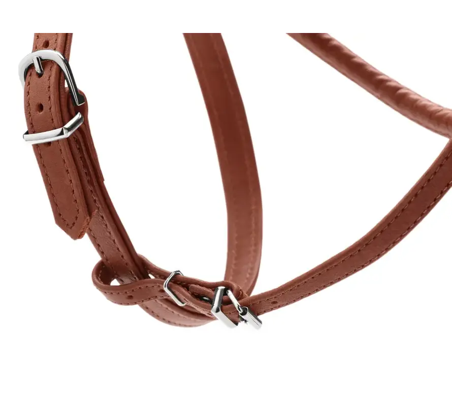 Hondentuig Round & Soft Canadian Up Cognac