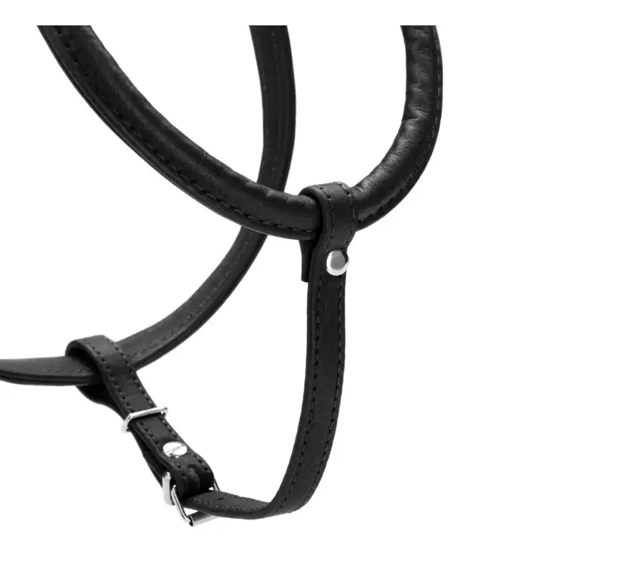 Dog Harness Round & Soft Canadian Up Black