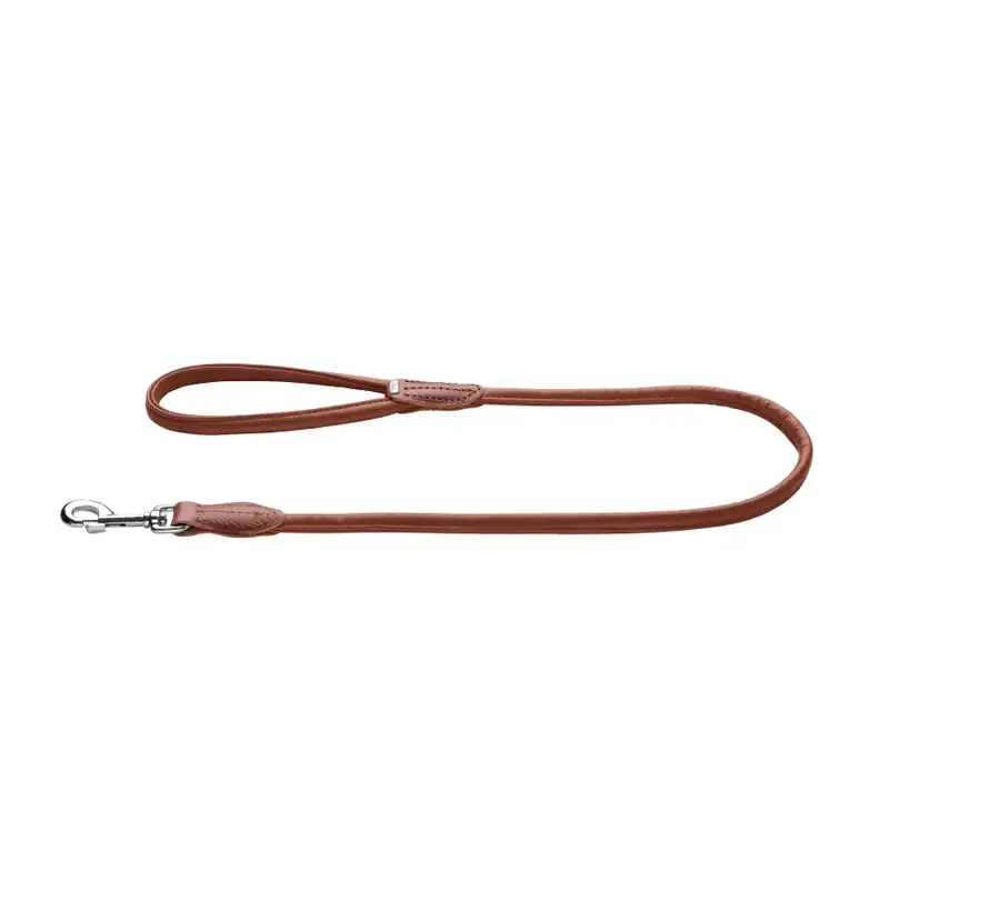 Dog Leash Round & Soft Canadian Up Cognac