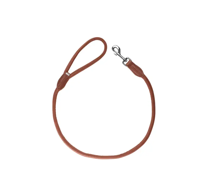 Hondenriem Round & Soft Canadian Up Cognac