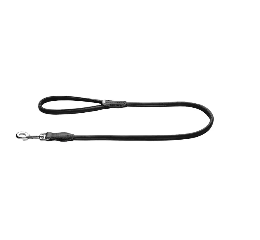 Hondenriem Round & Soft Canadian Up Zwart