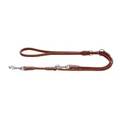Hunter Verstelbare Hondenriem Round & Soft Canadian Up Cognac
