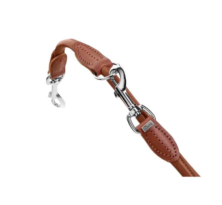 Verstelbare Hondenriem Round & Soft Canadian Up Cognac