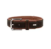 Hunter Hondenhalsband Canadian Up Zwart / Cognac