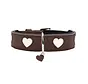 Dog Collar Love Brown