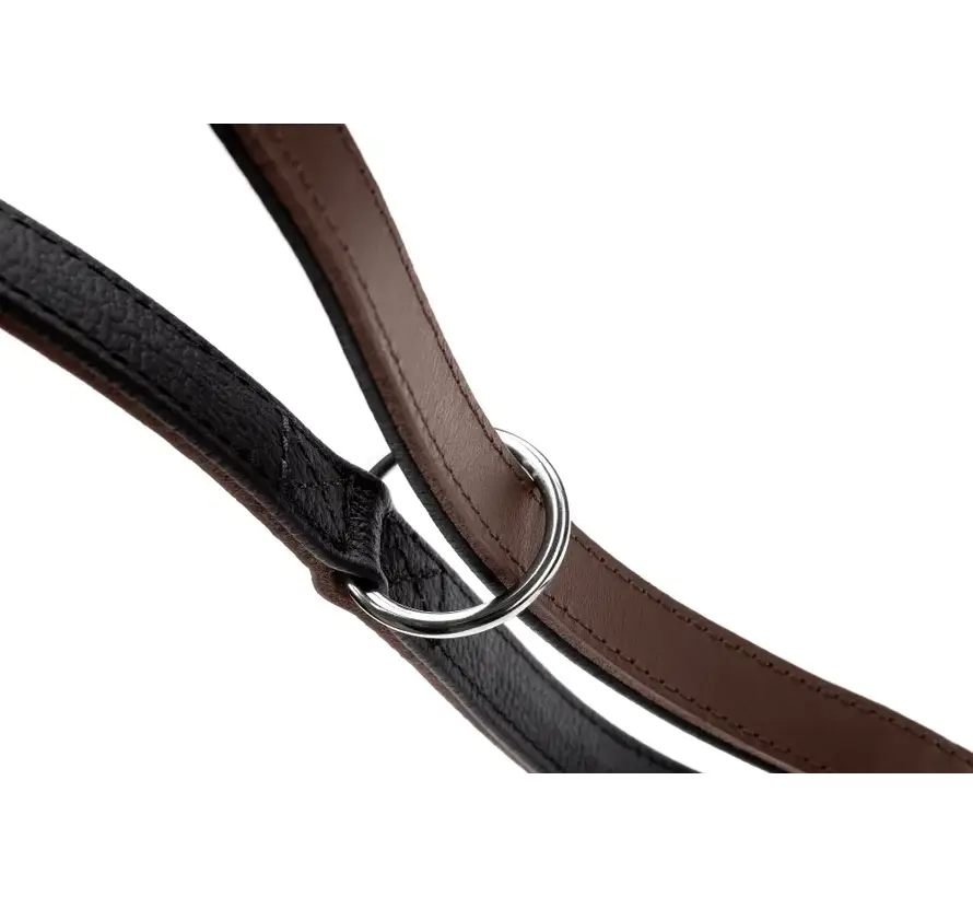 Adjustable Dog Leash Love Brown