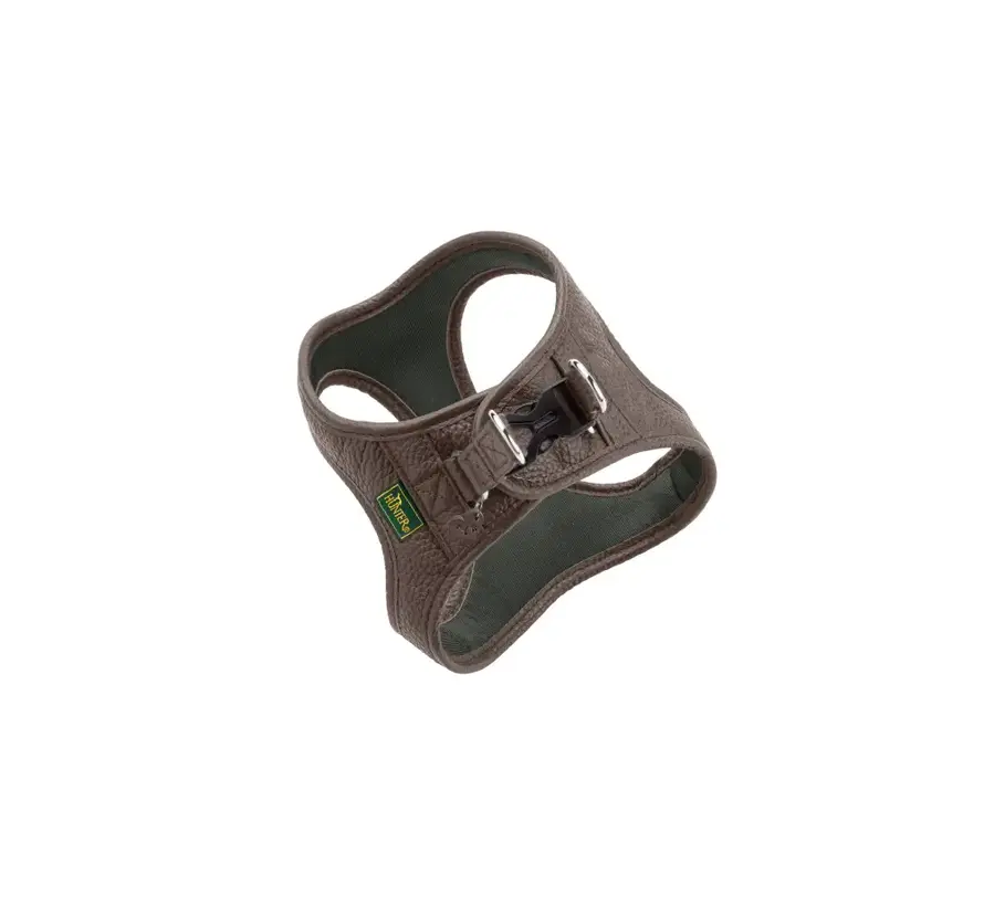 Dog Harness Love Brown