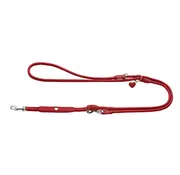 Hunter Verstelbare Hondenriem Round & Soft Love Rood