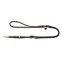 Adjustable Dog Leash Round & Soft Love Brown