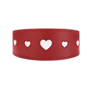 Hunter Greyhound Collar Love Red