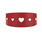 Windhondenhalsband Love Rood