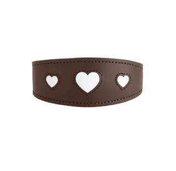 Hunter Greyhound Collar Love Brown
