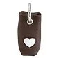 Poop Bag Holder Love Brown
