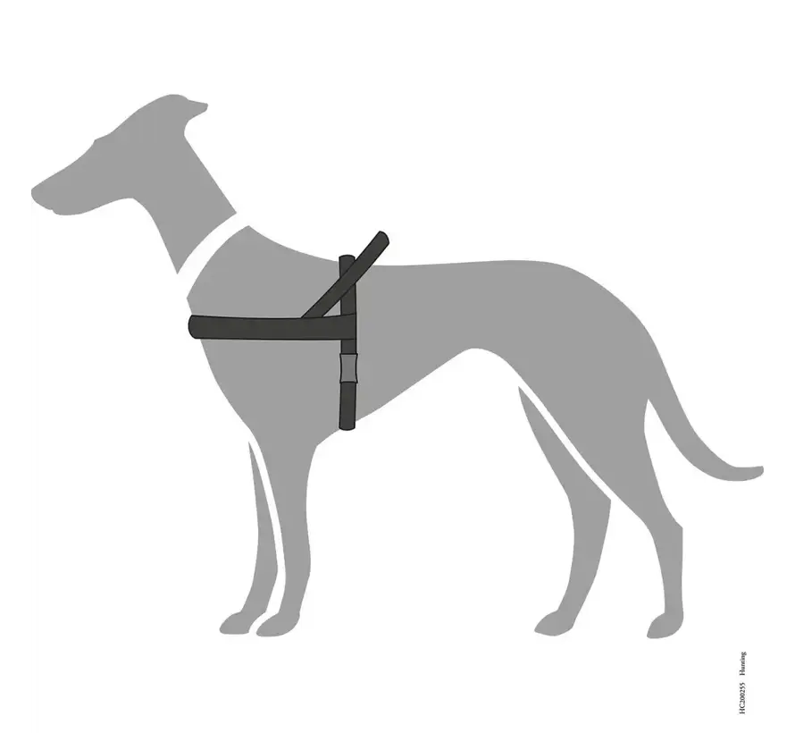 Noors Hondentuig Hunting Zwart