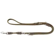 Hunter Verstelbare Hondenriem Hunting Round & Soft Olijf
