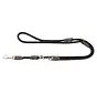 Adjustable Dog Leash Hunting Round & Soft Black
