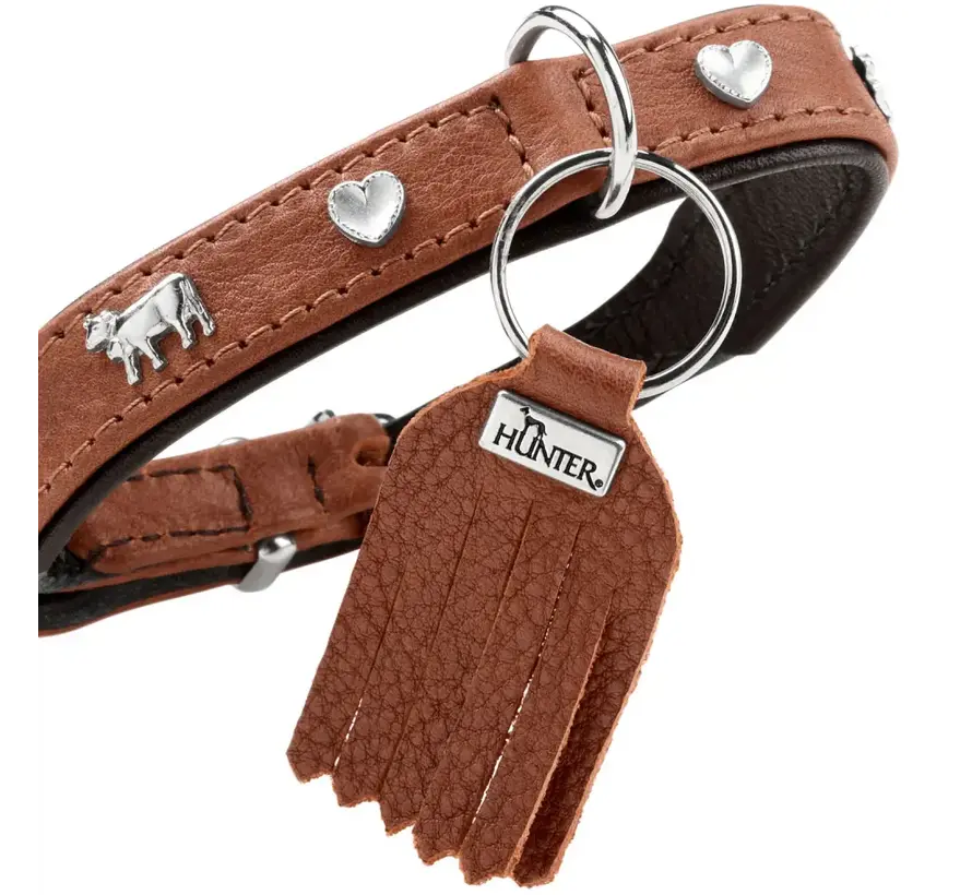 Dog Collar Munich Mini Cognac