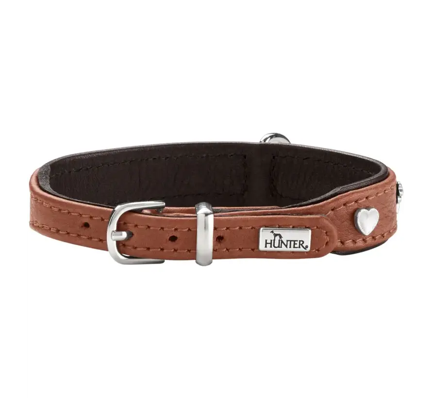 Hondenhalsband München Mini Cognac