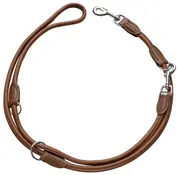 Hunter Verstelbare Hondenriem Round & Soft Bruin