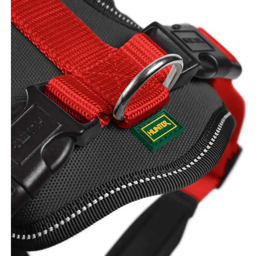 Dog Harness Neoprene Red