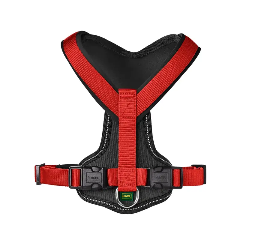 Hondentuig Neopreen Rood
