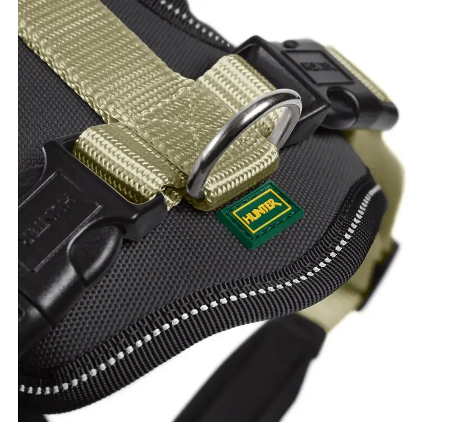 Dog Harness Neoprene Olive