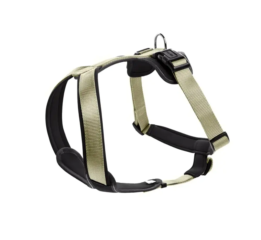 Dog Harness Neoprene Olive