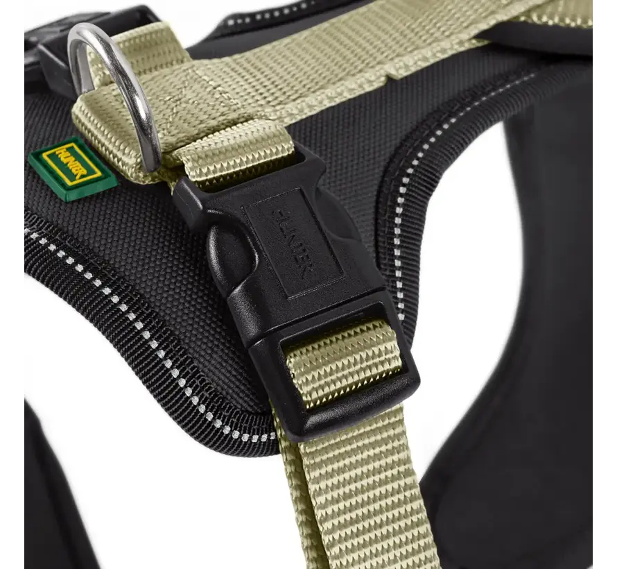 Dog Harness Neoprene Olive