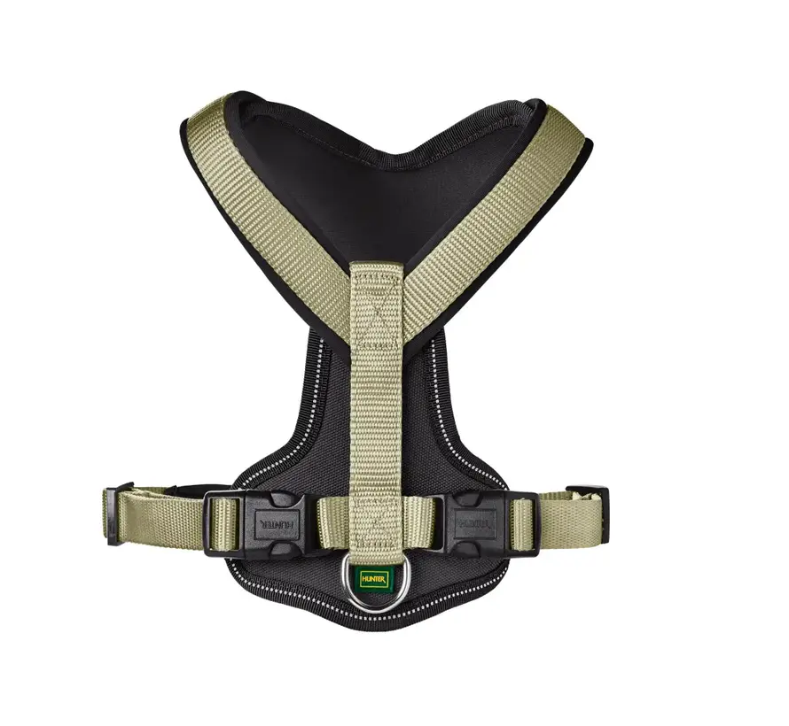 Dog Harness Neoprene Olive