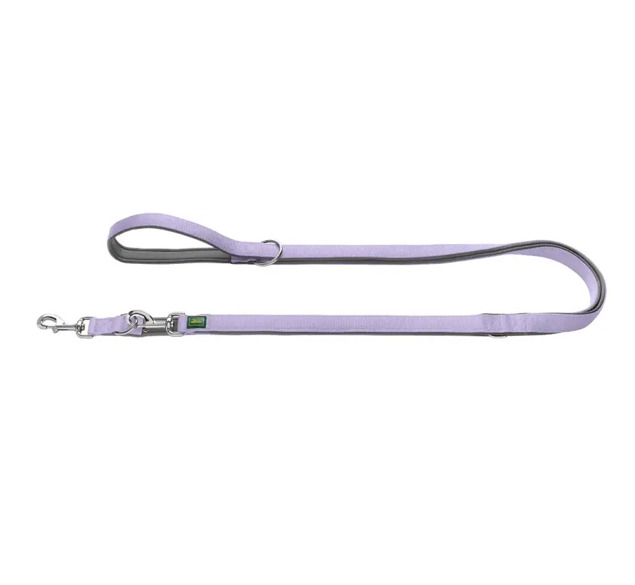 Adjustable Neoprene Dog Leash Lavender