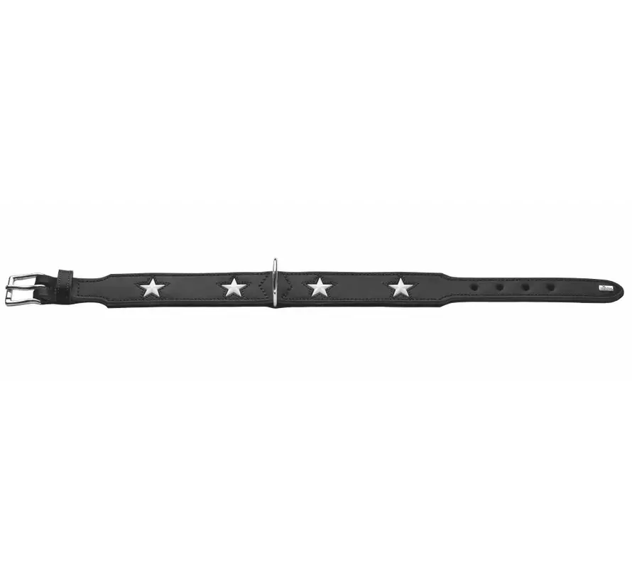 Dog Collar Magic Star Black