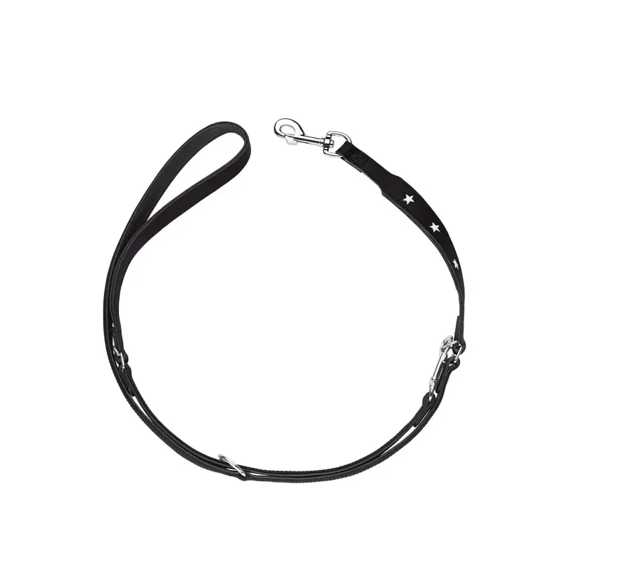 Adjustable Dog Leash Magic Star Black