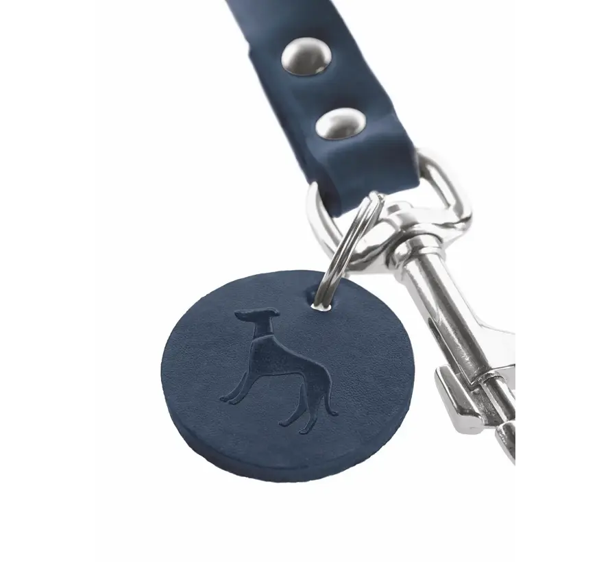 Short Dog Leash Dark Blue