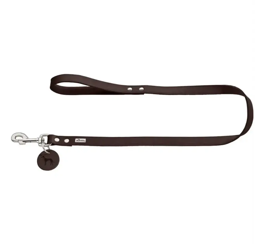 Short Dog Leash Dark Brown