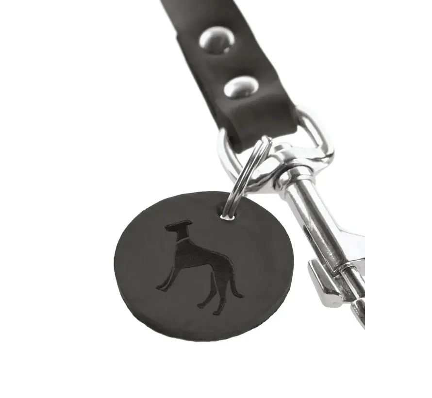 Short Dog Leash Stone Grey