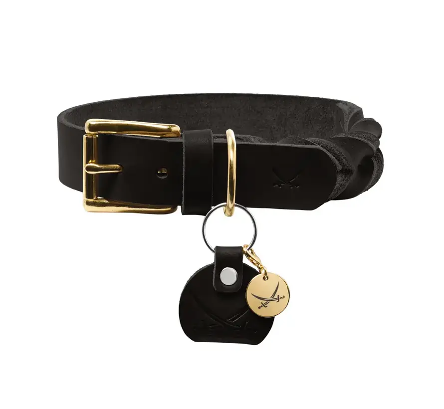 Dog Collar Sansibar Solid Black
