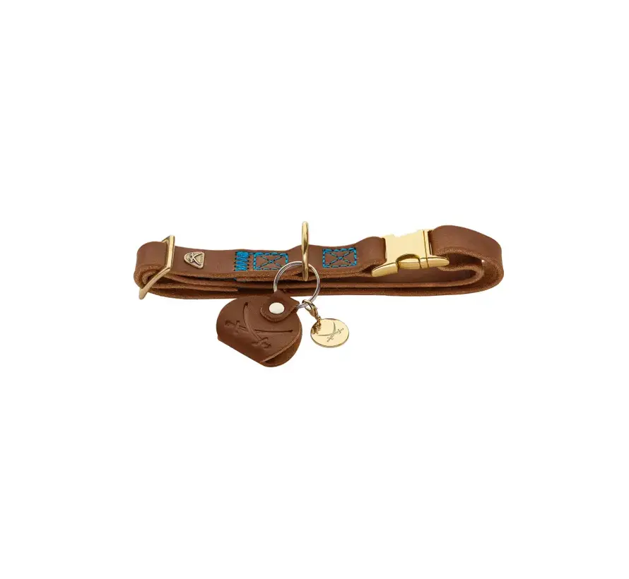 Hondenhalsband Sansibar Cognac