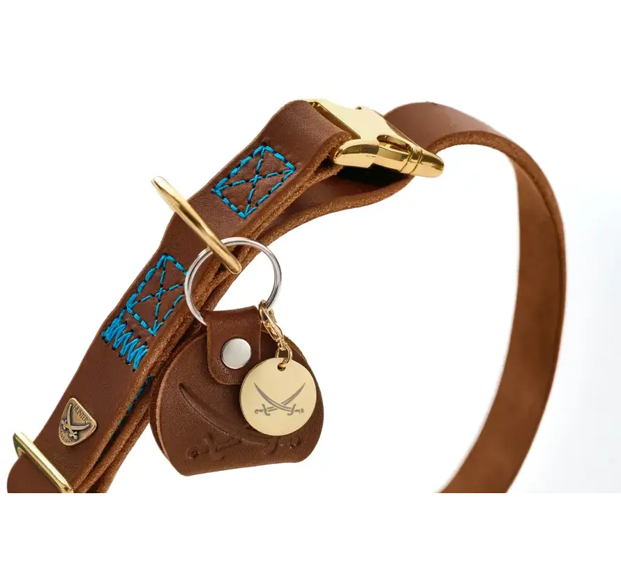 Hondenhalsband Sansibar Cognac
