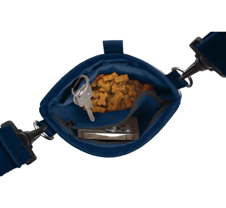 Dog Treat Bag Alva Navy Blue