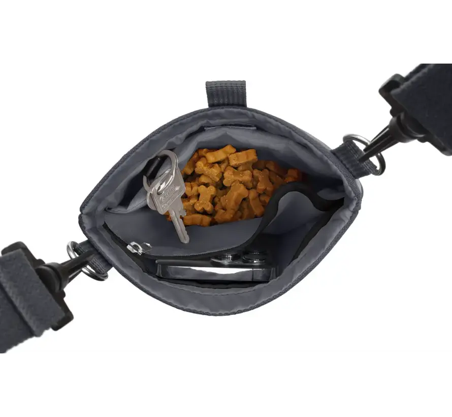 Dog Treat Bag Alva Anthracite
