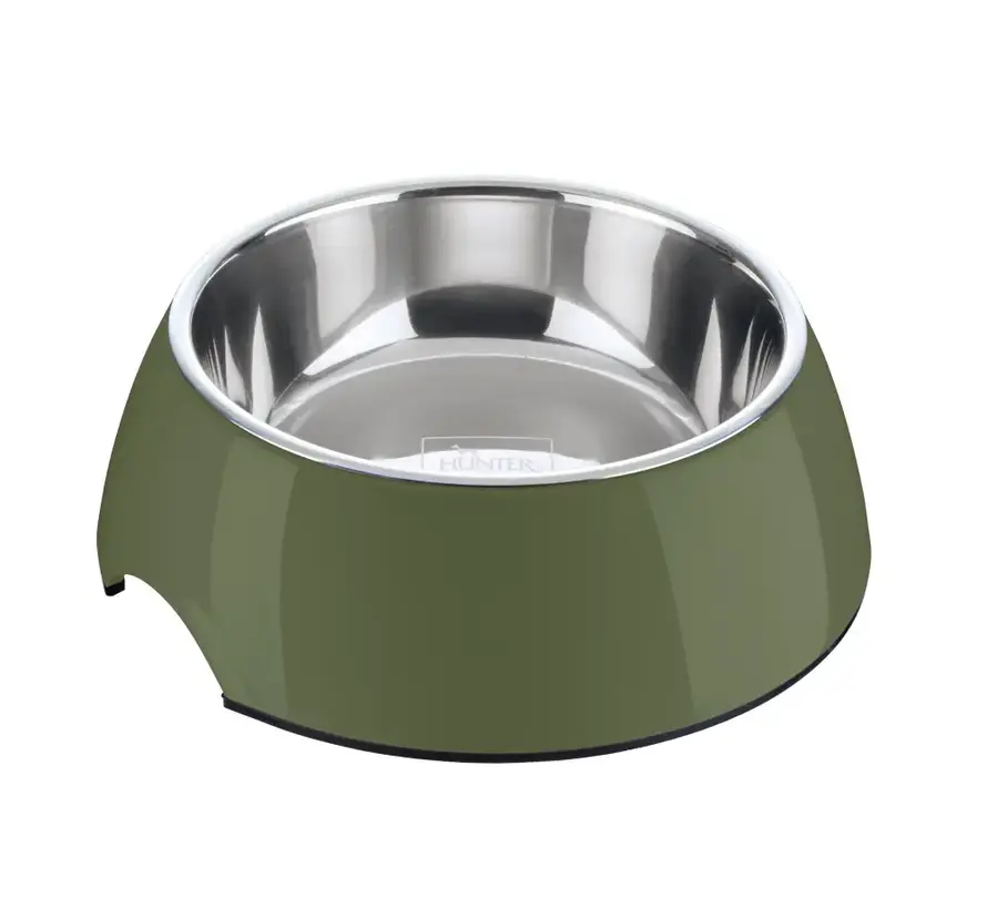 Drinkbak / Voerbak Melamine Khaki