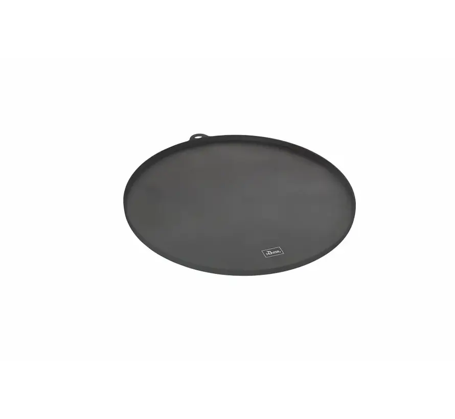 Round Silicone Food Bowl Base Anthracite