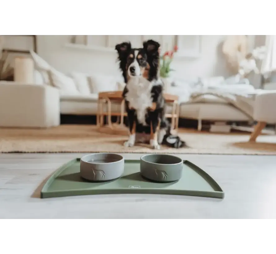 Voerbakmat Selection Khaki