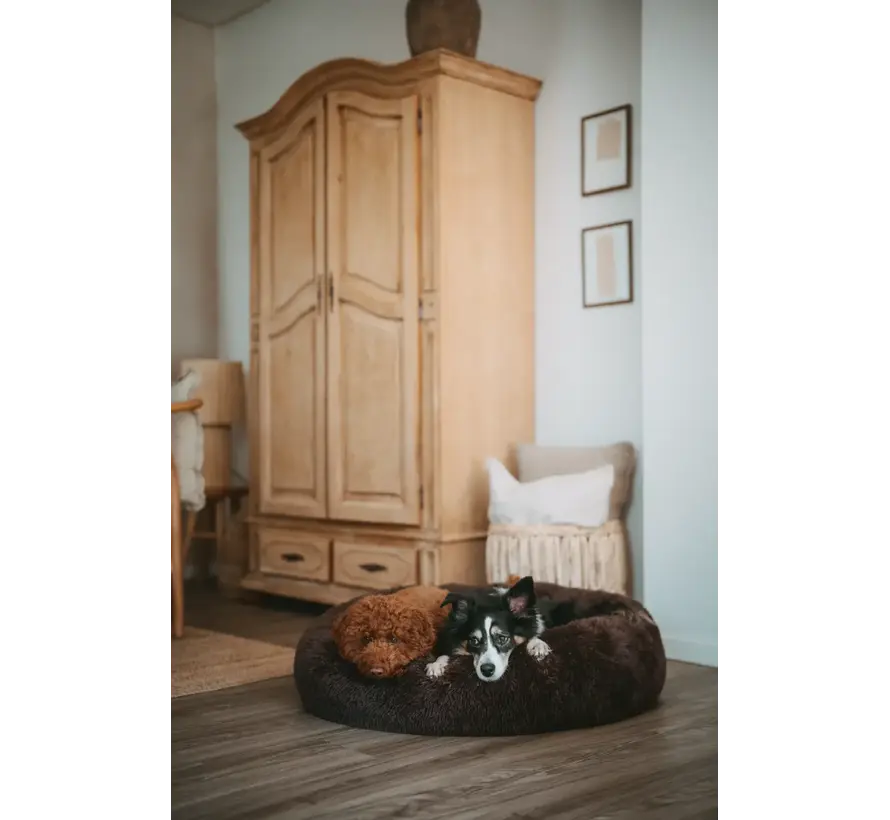 Hondenmand Donut Loppa Donkerbruin