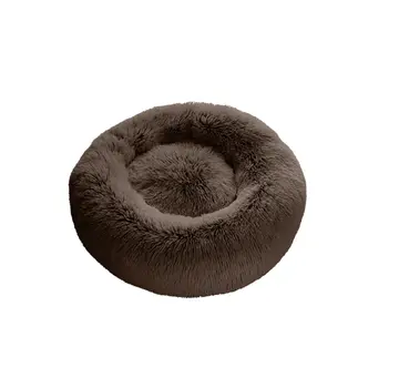 Hunter Dog Bed Donut Loppa Dark Brown