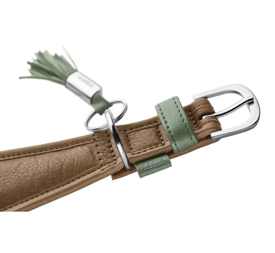 Windhondenhalsband Portofino Taupe