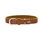Hondenhalsband Garda Cognac & Geel
