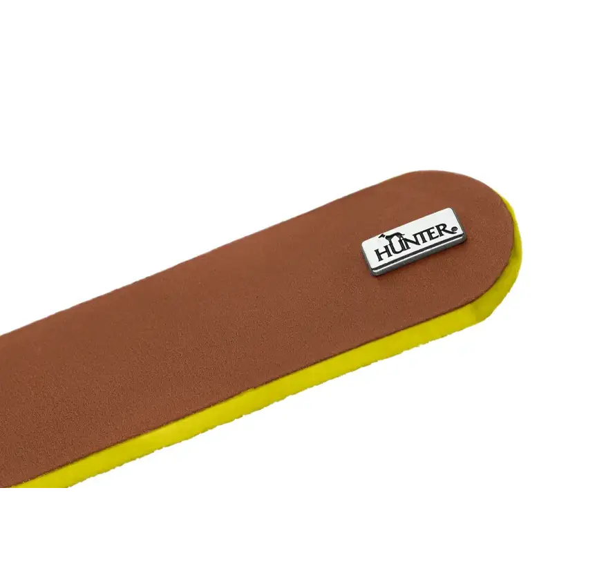 Dog Collar Garda Cognac & Yellow